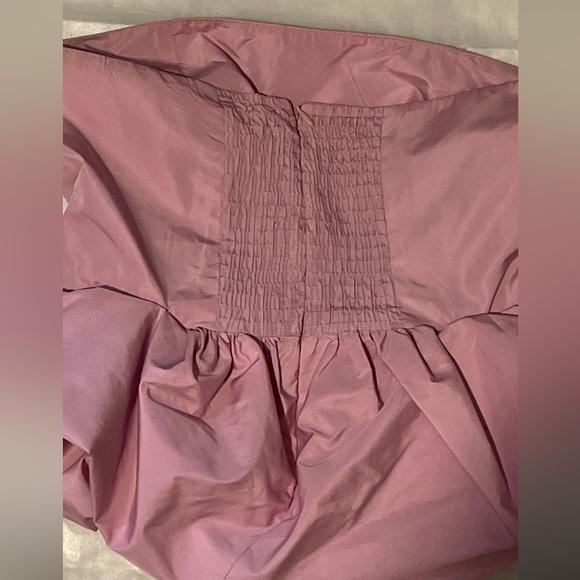 Zara light Pink Strapless Peplum Top Women’s Small - Picture 4 of 5